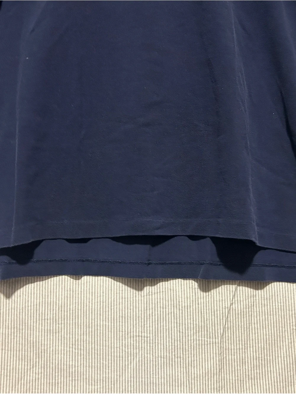 Ralph Lauren Navy Polo Shirt with Yellow Pony Embroidery